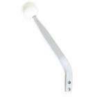 Huu-5380179 5380179 Hurst Aluminum Shifter Stick With Speed White Classic Knob