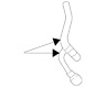 7l5z-7210-aa Ford Mercury Genuine Shift Lever