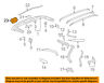 89024075 Gm Chevrolet Oem Corvette Rod Guide Left