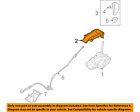 8a5z7d443c Ford Lincoln Oem Mks Center Plate
