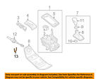 8e0713274 Audi Oem Front Center Cable Retainer Plate