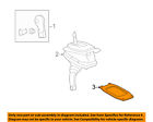 92225896 Gm Chevrolet Oem Camaro Center Gasket