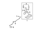 9t4z-7210-rb Ford Genuine Edge Shifter