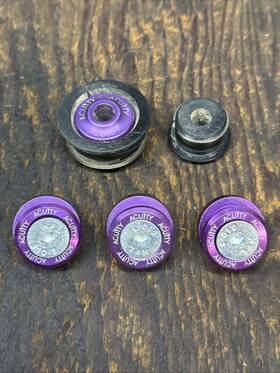 Acuity Instruments 600209905696 Solid Aluminum Shifter Base And Cable Bushings 06-11 Civic 8th Gen Mt
