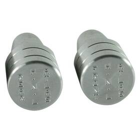 303152 Advance Adapters Inc. - Atlas Bright Aluminum Transfer Case 2-speed Knob Set