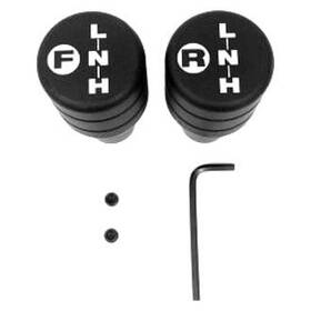 303152aa Advance Adapters Inc. - Atlas Black Transfer Case 2-speed Knob Set With