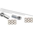 9108942 Aluminum Bell Crank Linkage Rods Kit Rod Ends Jam Nuts