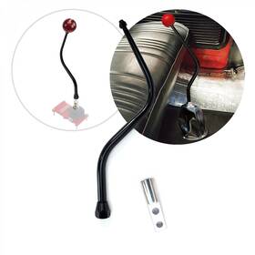 789841 American Shifter Company Black 16 Inch Double Bend Shift Stick Fits Tko Magnum Tremec 5 6 Speed Transmission