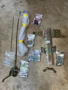 American Shifter Company 802269626324 Ford C4 Single Action Kit 23 Inch Arm With Dual Bend And Black Knob Custom Rod