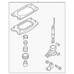 8w0-711-055 Audi Genuine Gear Shift Assembly