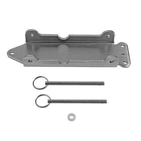 80715 B&m Quick Detach Shifter Mounting Plate Kit - Aluminum