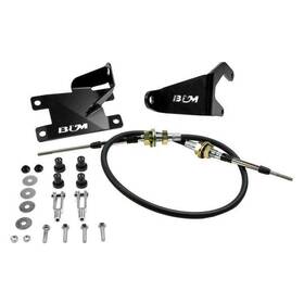 81186 B&m Transfer Case Shift Cable Conversion Kit For 2003-2006 Jeep Wrangler Rubicon