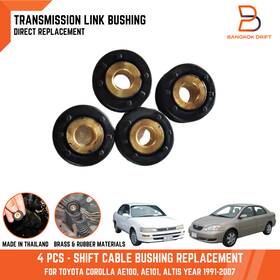 Armm-05-074-353-23-003 Bd 4pc Transmission Shifter Cable Link Bushing For Toyota Corolla Ae100 Altis 91-07
