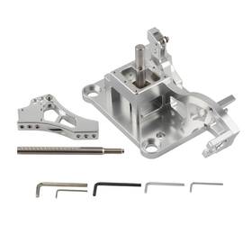 Bw2cd3 Bfo Silver Aluminium Shifter Box For Honda Civic Em2/es Coupe/sedan 2001-02-03-04-05