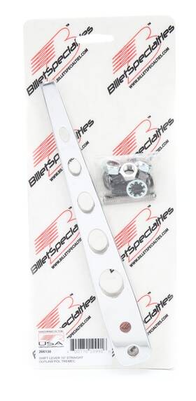 266130 Billet Specialties Shift Lever 10in Straigh T Outlaw Polished Tremec