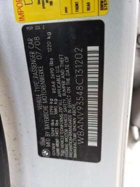 242.bm1o08 Bmw 535i 2008 Transmission Shift