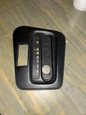 51168184559 Bmw E36 328i M3 Shifter Cover Gear Selecting Lever Trim Black Oem 122k Miles