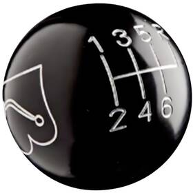 6160001-hvkp Bowler Performance Transmission Billet Shift Knob 6-speed 16mm X 1.5 With 3/8-16 Thread