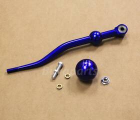 Sk-401 Buyaparts Ss-006 Blue Aluminum Dual Bend Short Throw Shifter Round Knob Crx 88-91 Ef Ef2 Ef9 Si
