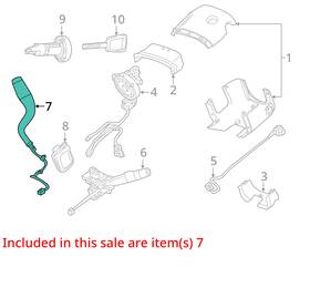 242.gm6c19 Cadillac 2014-2020 Escalade Sierra Silverado Column Mounted Trans Shift Shifter Lever 19