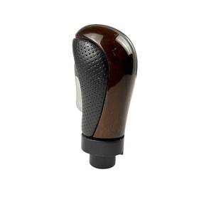 25761402 Cadillac Gm Shifter Knob Wood Leather Automatic Cts 2003-2007 Oem