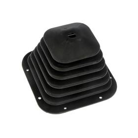 Alx-pau-rb-924-5405-cl360b52 Carlights360 For Kenworth T300 1999-2007 Shift Boot Rubber Black Square Shape K042-79