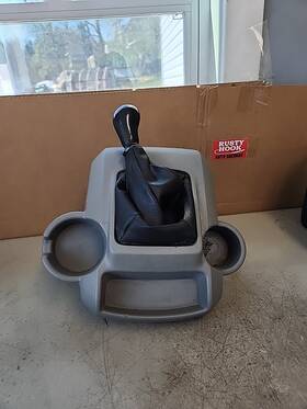 1720771511 Chevrolet 2008 Chevy Colorado Manual Shifter Bezel Cup Holder Gray