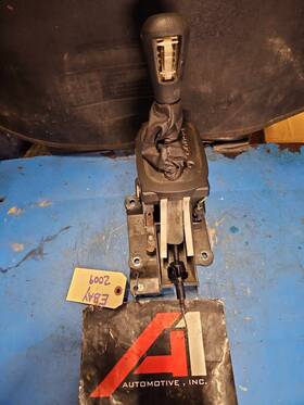 242-02009 Chevrolet 09 Chevy Cobalt At Floor Shifter With Bezel Sock Cable Black Mounted Oem
