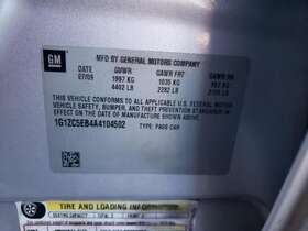 242.gm1j10 Chevrolet Malibu 2010 Transmission Shift