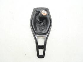 24284787 Chevrolet Used Manual Transmission Shift Knob And Carbon Bezel 2016-2024 Chevy Camaro Ss Oem
