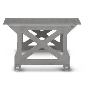 Cnnell251519-11 Cnnell Heavy Duty 5 Inch Tall Tunnel Mount Pedestal Stand For B&m Hurst Tci Shifter Silver