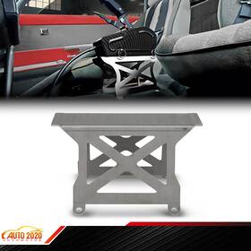 Cnnella0123011 Cnnella-69 Heavy Duty 5 Inch Tall Tunnel Mount Pedestal Stand For B&m Hurst Tci Shifter Silver