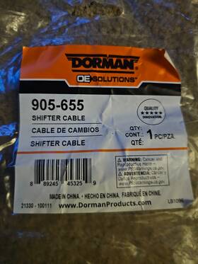 905-655xterra Dorman 61177bu Gear Shifter Cable For 2007-2015 Nissan Part#