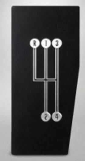 Chrome-import-68-76 Ec Products E22155 1968-76pattern-shift-4 Speed-black And #e22155