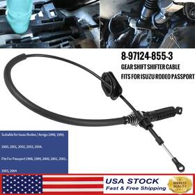 Eg-auto Egqp523 8-97124-855-3 Shifter Shift Selector Cable For Isuzu Rodeo Passport 1998-2004
