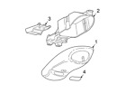 3c3z-10d898-aa F-250 Super Duty F-350 Ford Genuine Indicator