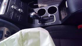 242.fd1319 Ford 2019 Flex Transmission Shift In Black And Chrome Shifter Knob Handle