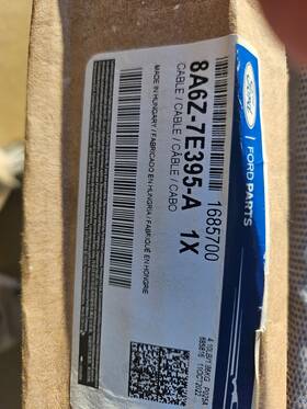 8a6z-7e395-a Ford New Oem Fiesta 2011-15 Manual Transmission Shifter Shift Cable
