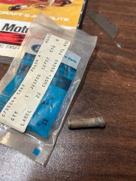 C8az-7d439-a Ford Oem Gear Shift Lever Pin 1968-1972 Galaxie Fairlane Falcon