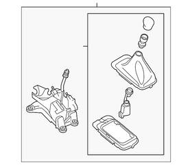 D2bz-7210-d Ford Genuine Gear Shift Assembly