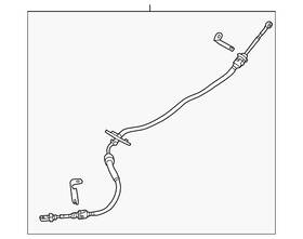Dg9z-7e395-bb Ford Genuine Shift Control Cable
