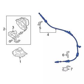 Dp5z-7e395-h Ford Genuine Cable
