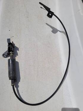 F4zc3f719aa336a3 Ford 94-95 Mustang Automatic Transmission Floor Shift Lock Out Solenoid Cable F4zc3f7