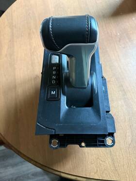 Ml3p-7p427-dn Ford 2021-2023 F150 Platinum Fold Down Floor Shifter Leather Black And Carmelo