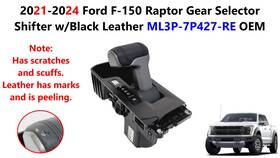 Ml3p-7p427-re Ford 2021-2024 F150 Raptor Gear Selector Shifter With Black Leather