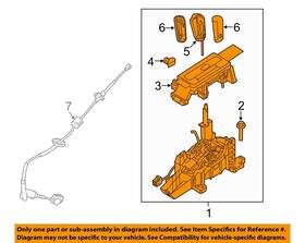 9l3z7210fa Ford Oem 2010 F-150 Console-transmission Gear Shift Shifter Assy