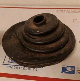242.fd8c78 Ford Truck Courier Pickup Rubber Shift Boot Floor Shifter 1972-1982 Original Parts