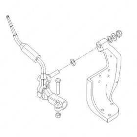 A07-16702-000 Freightliner Manual Transmission Shift Lever Assembly For