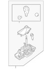 Ga1z-7210-ba Ford Genuine Lincoln Mkx Shifter Assembly