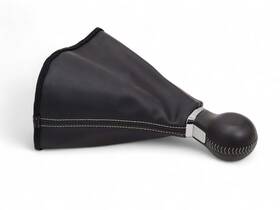 24257863 General Motors 2010-2012 Camaro Manual Transmission Black Stone Stitch Shift Knob Boot Oem Gm
